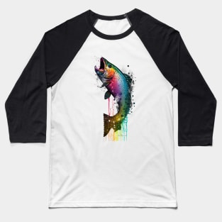 Rainbow Trout Baseball T-Shirt